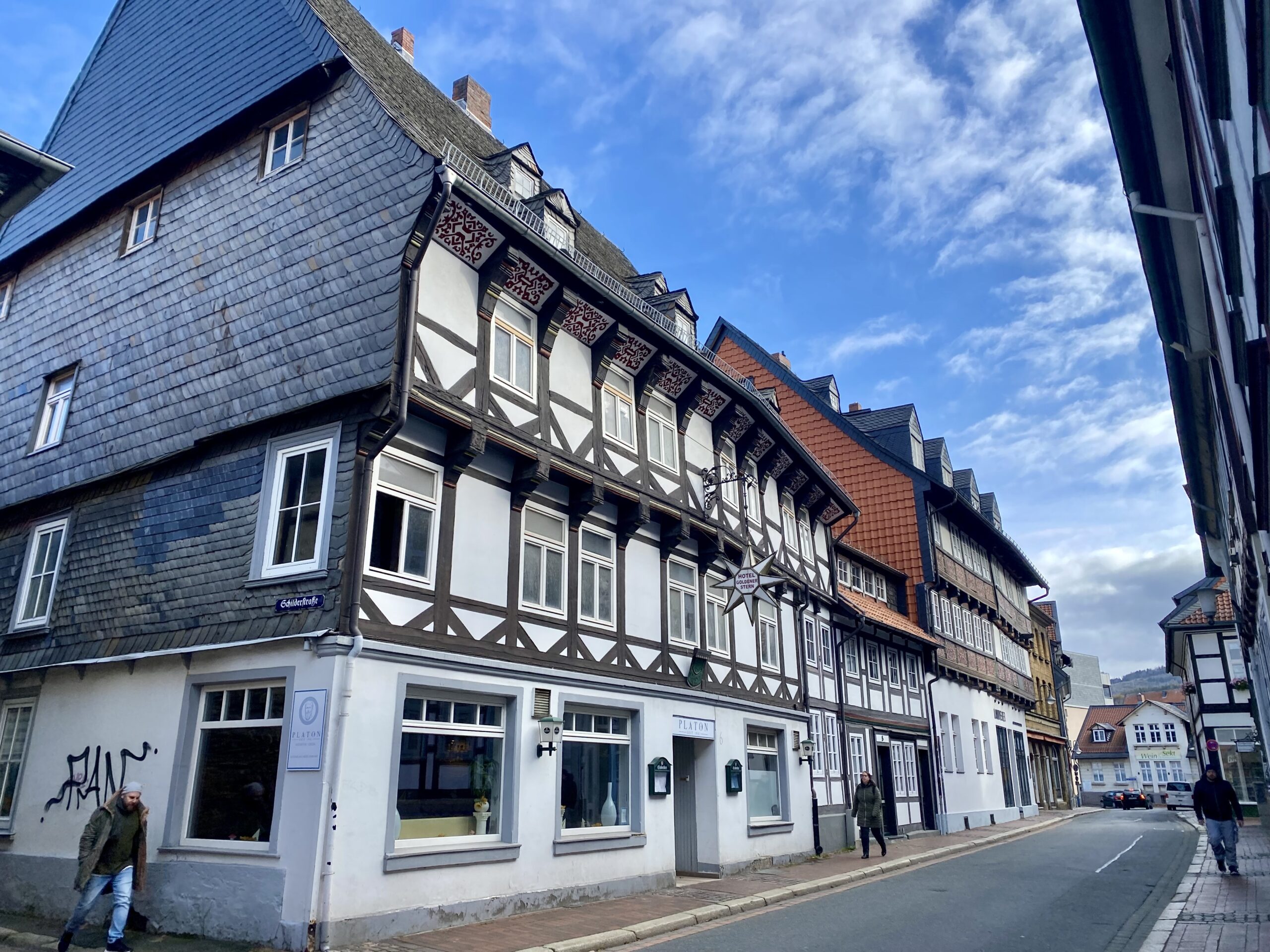 Historisches Fachwerkhaus des Hotels Goldener Stern in Goslar