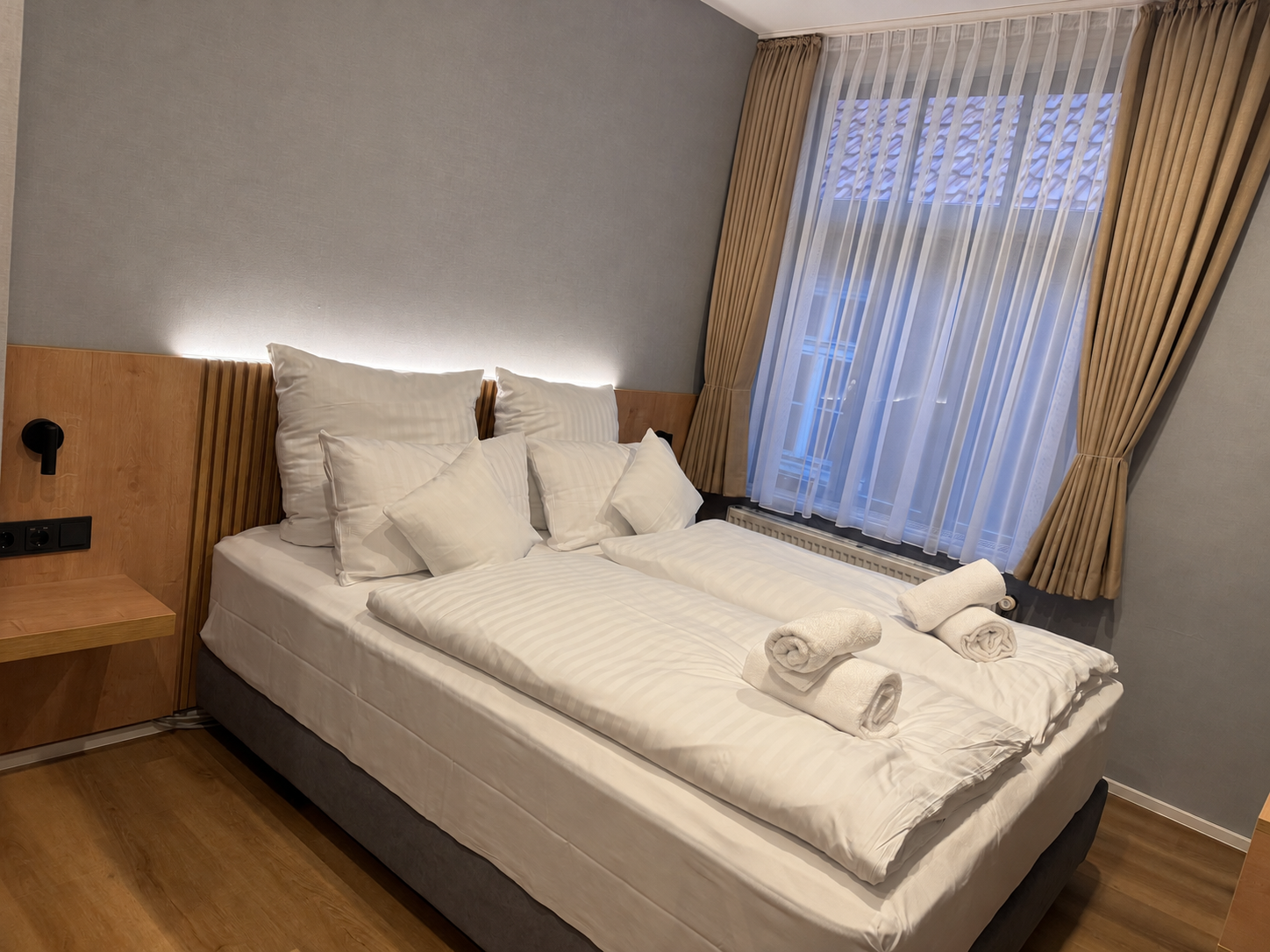 Standard-Doppelzimmer im Hotel Goldenen Stern